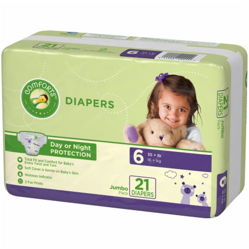 Comforts Day or Night Baby Diapers Size 6 - Size 6 / 21 count