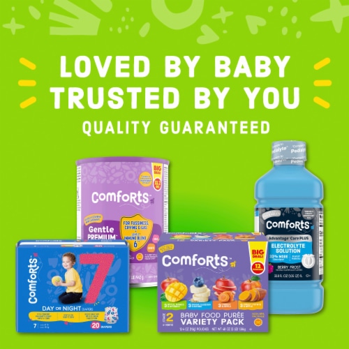 Comforts Stage 2 Apple Mango Spinach Baby Food Puree Pouch - Apple Mango Spinach