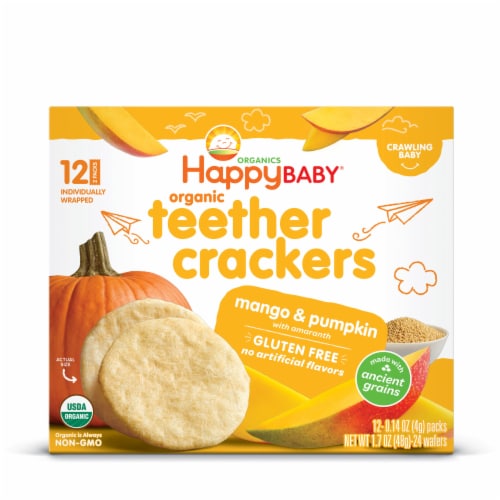Happy Baby Sweet Potato & Banana Teethers - Sweet Potato & Banana