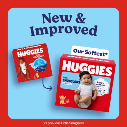 Huggies Little Snugglers Baby Diapers, Size 2 (12-18 lbs) - Size 2 / 29 Count