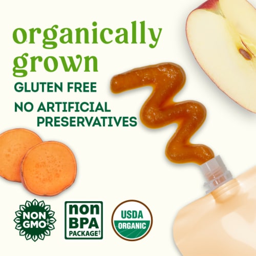 Simple Truth Organic Stage 2 Apple Sweet Potato Pumpkin Baby Food Pouch - Apple Sweet Potato Pumpkin