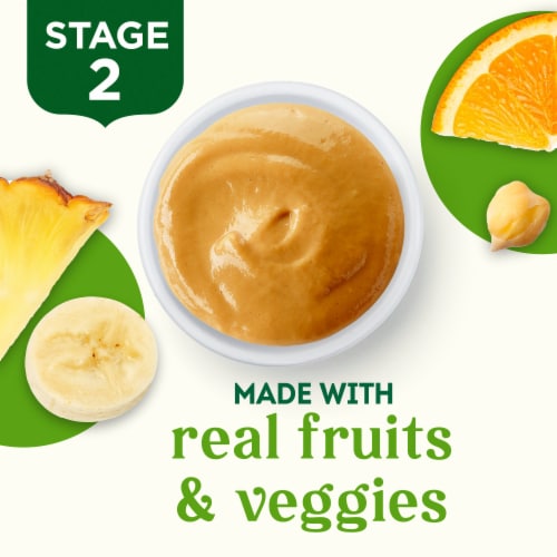 Simple Truth Organic Stage 2 Banana Orange Pineapple Chickpea Baby Food Pouch - Banana Orange Pineapple Chickpea