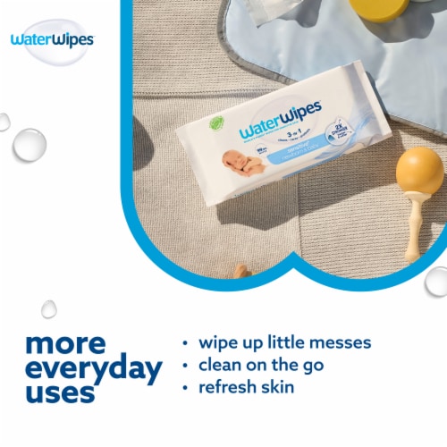 WaterWipes Sensitive+ Newborn & Baby Wipes - Unscented