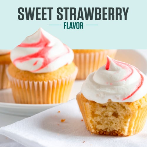 Bakery Fresh Vanilla Mini Cupcakes - Strawberry