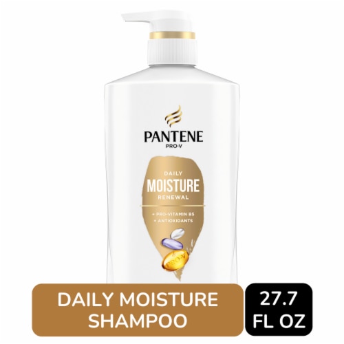 Pantene Daily Moisture Renewal Shampoo, 72 Hour Lush Moisture - 27.7 fl oz