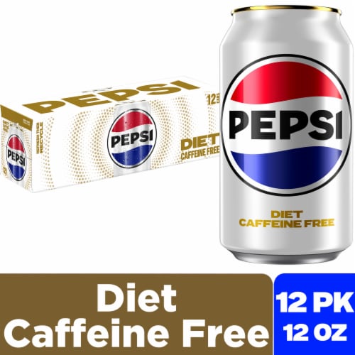 Pepsi Caffeine Free Diet Soda Cola Cans - Pepsi Caffeine Free Diet Soda Cola Cans