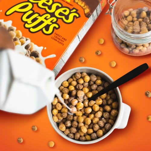 General Mills Reese's™ PUFFS Chocolatey Peanut Butter Cereal Giant Size - General Mills Reese's™ PUFFS Chocolatey Peanut Butter Cereal Giant Size