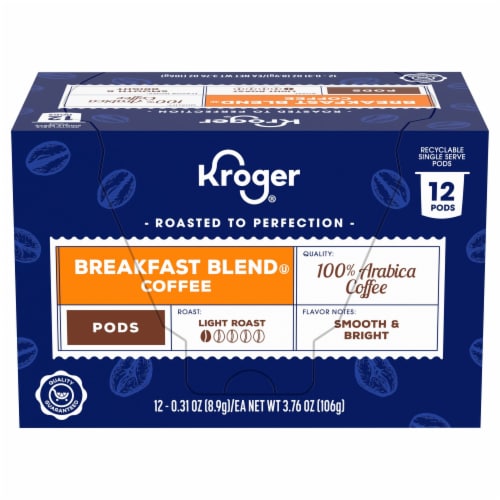 Kroger® Breakfast Blend Mild Roast Coffee Pods - Kroger® Breakfast Blend Mild Roast Coffee Pods
