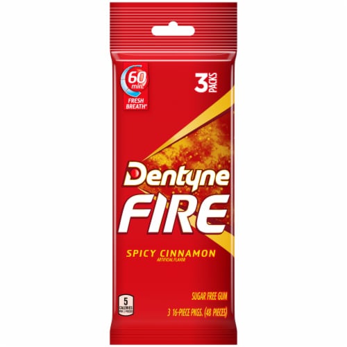 Dentyne Fire Spicy Cinnamon Gum 3 Pack - 3 pk selected