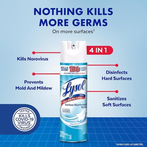 Lysol Disinfectant Spray Crisp Linen - Crisp Linen