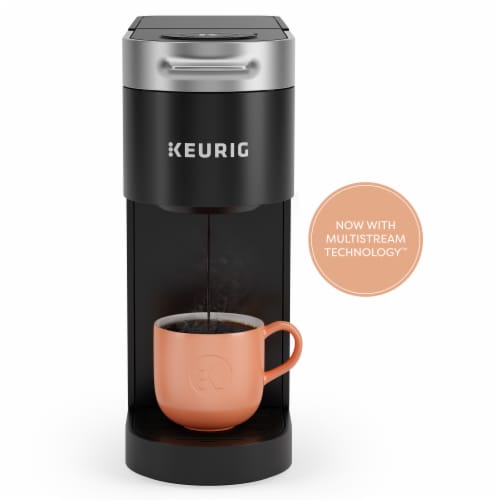 Keurig K- Slim Single Serve K-Cup Pod Coffee Maker, Multistream Technology, Storm Blue - Black