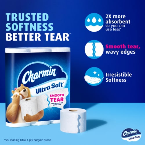 Charmin Ultra Soft Toilet Paper 6 Mega XL Rolls - 12 rolls