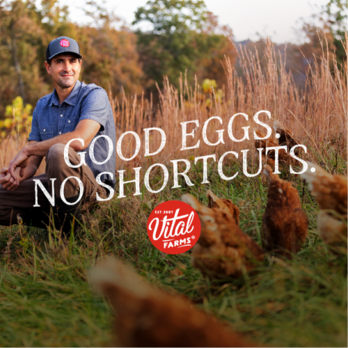 Vital Farms Pasture-Raised Large Brown Grade-A Organic Eggs - 18 ct. / Pasture Raised