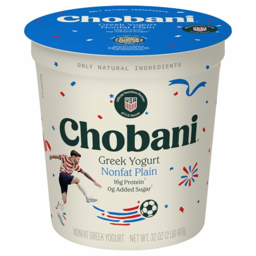 Chobani Plain Nonfat Greek Yogurt Tub - Chobani Plain Nonfat Greek Yogurt Tub