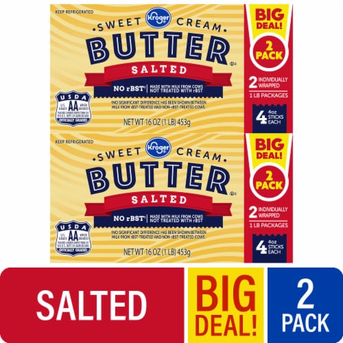 Kroger Salted Butter Sticks - Salted 2 Pack