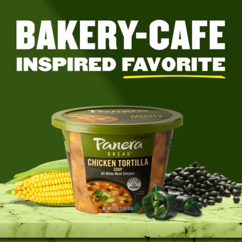 Panera Bread Ready-to-Heat Broccoli Cheddar Soup Cup - Chicken Tortilla