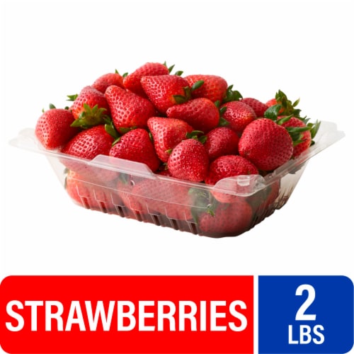 Fresh Strawberries - 2 LB Clamshell - Conventional, front