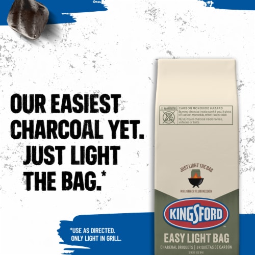 Kingsford Easy Light BBQ Charcoal Briquettes, Fast Lighting BBQ Charcoal for Grilling, Original - Kingsford Easy Light BBQ Charcoal Briquettes, Fast Lighting BBQ Charcoal for Grilling, Original