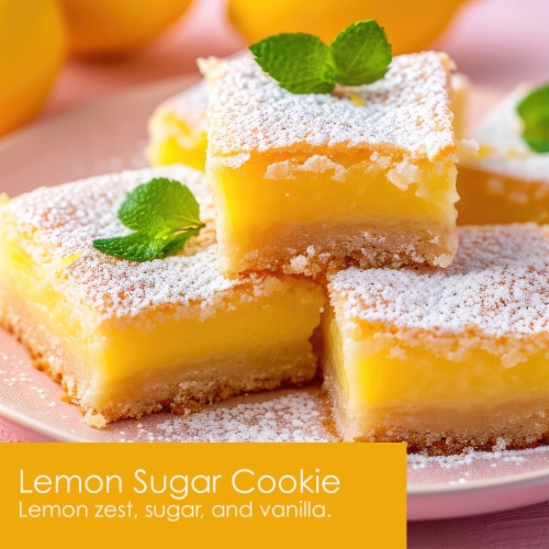 Tuscany Candle™ Premium Marbled Wax Triple Pour Jar Candle - Lemon Sugar Cookie - Lemon Sugar Cookie