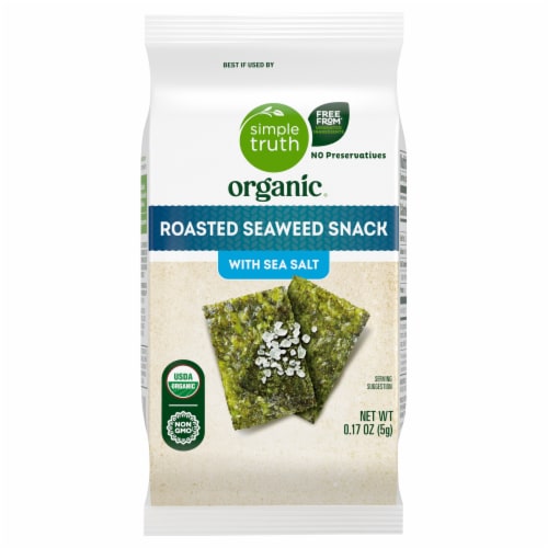 Simple Truth Organic® Roasted Seaweed Snack with Sea Salt - Simple Truth Organic® Roasted Seaweed Snack with Sea Salt