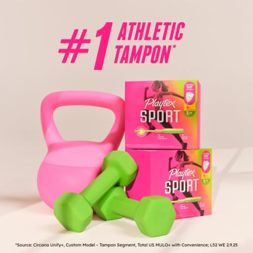 Playtex Sport Tampons Multi Pack Regular/Super Absorbency - Playtex Sport Tampons Multi Pack Regular/Super Absorbency
