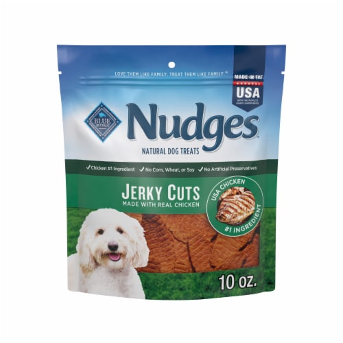 Blue Buffalo Nudges Jerky Cuts Natural Dog Treats with Chicken - Blue Buffalo Nudges Jerky Cuts Natural Dog Treats with Chicken