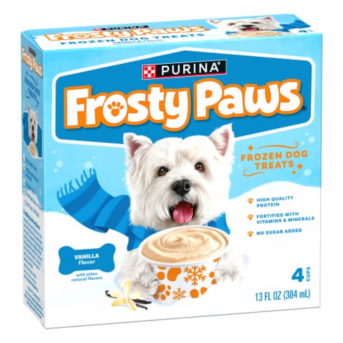 Purina Frosty Paws Vanilla Flavor With Other Natural Flavors Frozen Dog Treats, 4 Ct - Purina Frosty Paws Vanilla Flavor With Other Natural Flavors Frozen Dog Treats, 4 Ct